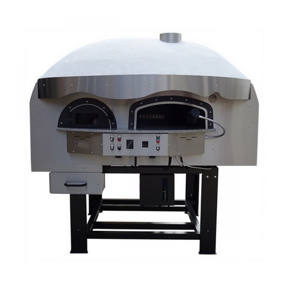 Dual Fuel Wood Gas Pizza Oven MIX120RK Rotating Pizza Ovens UK